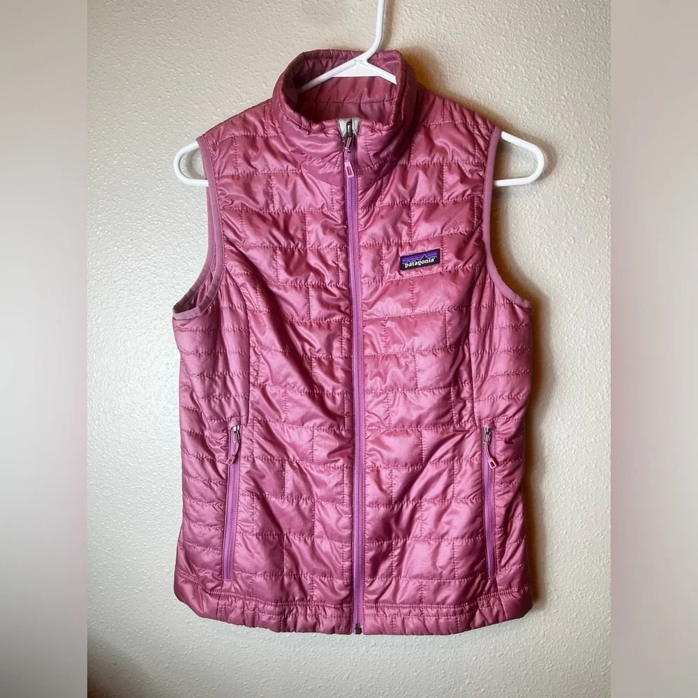 Patagonia Women’s Nano Vest in Rose Pink Size S - Picture 2 of 5